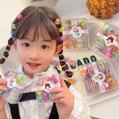 Girls Mini Girl's Hair Rope Bangs Children Rubber Band Hair Clip Hair Claws Suit without Hurting Hair Cropped Hair Clip Hairtie