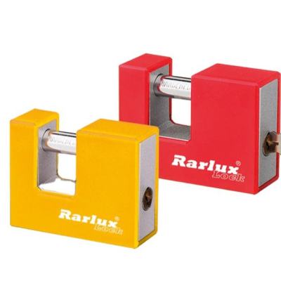 Rarlux Heavy Duty iron padlock Colored Plastic Covered High
