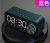 New Extra Bass Mini Bluetooth Speaker Card Double Alarm Clock Mini Program Wireless Gift Cross-Border Bluetooth Speaker