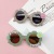 Fashion Travel Baby Sunglasses Korean Style SUNFLOWER Letters Cute Flowers Style Kids' Sunglasses Trendy Sunglasses