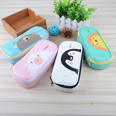 Large Capacity Children's Stationery Bag Pencil Box Cartoon Multifunctional Stationery Box Student Pencil Case