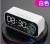 New Extra Bass Mini Bluetooth Speaker Card Double Alarm Clock Mini Program Wireless Gift Cross-Border Bluetooth Speaker