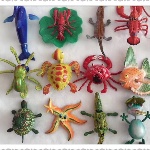 Spring Movable Ocean Refridgerator Magnets Tortoise Lobster Crab Octopus Butterfly Creative Fridge Magnet Refridgerator Magnets with Magnet