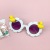 Fashion Small Yellow Duck Kids Sunglasses Cute Baby Flower Sunglasses Boys and Girls Fashion UV Protection Glasses