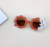 Personality Kids Sunglasses Korean Style Cross-Border Fashion Trend Baby Sunglasses Travel Concave Shape Sunglasses