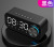 New Extra Bass Mini Bluetooth Speaker Card Double Alarm Clock Mini Program Wireless Gift Cross-Border Bluetooth Speaker