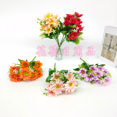 Artificial/Fake Flower Bonsai 10 Fork Bottle Single Small Chrysanthemum Decorations