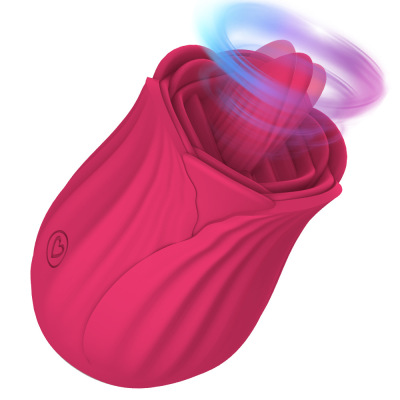 Rose Tongue Generation Clitoral Nipple Vibrator Women's Masturbation Device Sex Vibrator Wholesale Delivery