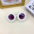 New SUNFLOWER Little Daisy Sunglasses Children's Personalized Sticky Flower Glasses Travel Street Shot Concave Shape Sunglasses