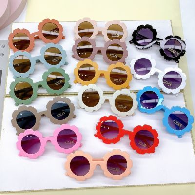 2021 New Cute Child Frosted Glasses Macaron Color Series 1-8 Years Old Baby Sunglasses Kids Sunglasses