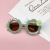 Fashion Travel Baby Sunglasses Korean Style SUNFLOWER Letters Cute Flowers Style Kids' Sunglasses Trendy Sunglasses