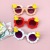 Fashion Small Yellow Duck Kids Sunglasses Cute Baby Flower Sunglasses Boys and Girls Fashion UV Protection Glasses