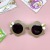 Fashion Flower Kids Sunglasses Trendy Rainbow Cute Shape Baby Sunglasses Boy Decoration Sunglasses Trendy