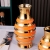 Light Luxury New Chinese Handmade Gold Plated Ceramic Vase Living Room Decorations Home Flower Arrangement Simple Modern Ornaments