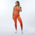 In Stock! New Seamless Gradient Color Sports Suit High Waist Hip Lift Fitness Pants Women's High Elastic Exercise Yoga Clothes