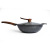 Hz531 Medical Stone 32cm Cyclone Bottom Non-Stick Wok Die Casting Kitchen Frying Pan Multi-Functional Applicable to Gas Stove