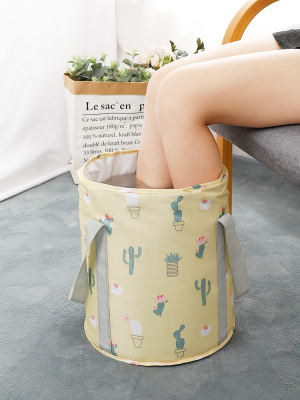 Thermal Insulation Foot Bath Bag Foot Bath Barrel Portable Travel Folding Foot Washing Bag Foot Bath Tub Portable Water Washing Bag