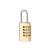 Rarlux 4 Digits password  Luggage Bag Copper tsa Padlock Cod