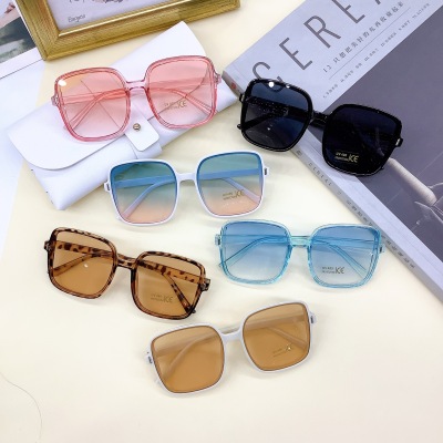 Mi Nail Box Parent-Child Sunglasses Gradient Color New Sunglasses Trend UV Protection Retro Parent-Child Sunglasses