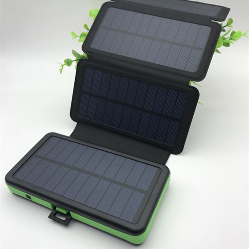 foreign trade exclusive removable magnetic suction power bank 20000mah fast charge folding solar portable power source charger