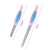 Stainless Steel Nail File Double-Headed Two Sides with Nipper for Removing Dead Skin Grinding Polishing File Manicure Set Accessories Manicure and Nail Grinding Tools