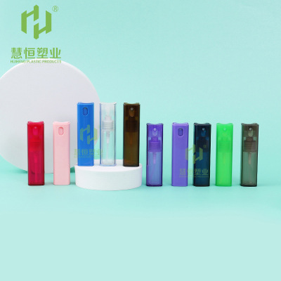 10ml Square Perfume Bottle Sub-Packaging Small Spray Bottle Cleaning Liquid Spray Bottle Glass Liner Square Bottle Perfume Mini Bottle