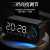 New Extra Bass Mini Bluetooth Speaker Card Double Alarm Clock Mini Program Wireless Gift Cross-Border Bluetooth Speaker