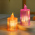 Wholesale Transparent Crystal Candle Lamp Led Small Candle Electronic Candle Creative Holiday Atmosphere Outfit