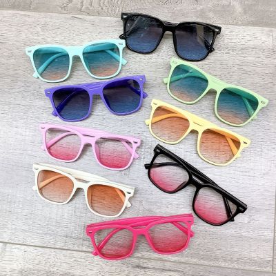 Retro Kids Sunglasses Fashion Box Classic Trend Boys and Girls Children's Sunglasses UV Protection Glasses