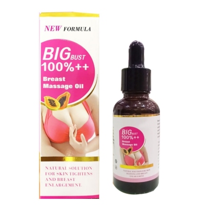 Cross-Border Qiansoto Papaya Charm Essential Oil Lifting Firming up Breasts Is Quite Big Breast Massage Essence Oil
