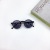 Children's Black Oval Sunglasses Fashion Sports Glasses for Riding Concave Shape European and American Style Sunglasses Cross-Border New Arrival Sunglasses