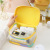 Pu Transparent Colorful Square Bag Ins Cosmetic Bag Women's Portable Large Capacity Travel Skincare Wash Bag Bottles