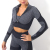 European and American New Fall/Winter Yoga Wear Sports Jacket Running Stretch Tight Long-Sleeve Zipper Yoga Workout Clothes Top