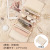 Light Luxury Four-in-One Large Capacity Pu Cosmetic Bag Folding Travel Toiletry Bag Makeup Brush Cosmetics Storage Bag