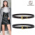 New Belt Women's Retro Pin Buckle Simple Casual Thin Top Layer Leather Suit Pants Belt Women's Skirt Decorative Band