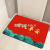 New Year Celebration Bathroom Mats Diatom Mud Absorbent Pad Toilet Door Non-Slip Foot Mats Toilet Carpet