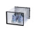 Large Double Frame Plastic Transparent Shoe Box Amazon Hot Sale Folding Container Dustproof Waterproof Pp Basketball Shoe Box