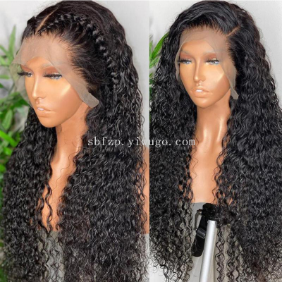Real Human Hair Brazilian Curly Full Lace Wig