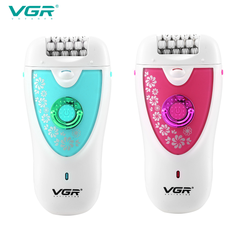 Vgr722 Electric Shaver USB Rechargeable Washable Blade Wet and Dry Cross-Border New Arrival Female Depilator