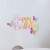 Cross-Border Happy Birthday Cake Plug-in UV Color Printing Acrylic Cake Decorative Butterfly Happy Birthday Cake Decoration