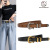 Belt Ladies Decoration All-Match Fashion Jeans First Layer Vegetable Tanned Leather Vintage Belt Casual New Waist Belt Women