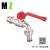  Nickel Plated Manual One-Way Red Stamping Forging External Thread Copper Ball Copper Rod Copper Water Faucet