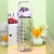 New Large Capacity Transparent Plastic Cup Scale Sports Space Pot Portable Pot with Straw Anti-Fall Plastic Water Cup