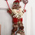 Cross-Border Hot Selling Christmas Decorations Christmas Pendant Three-Piece String Santa Claus Snowman Elk Hanging Ornaments