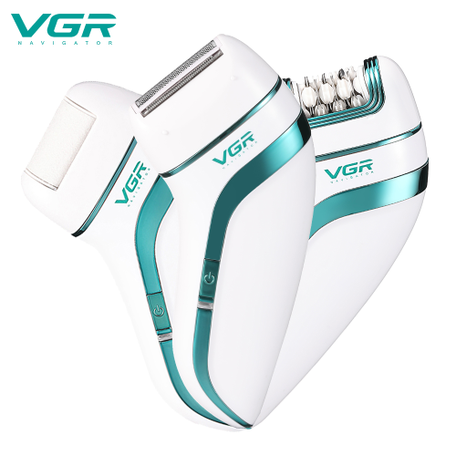 Vgr713 Multi-Functional Three-in-One Lady Shaver Brushed Frosted Pedicure Home Usb Charging Washable Blade Cross-Border