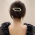Korean Pearl Arc Frog Buckle Back Head Hair Clip Internet Celebrity Rhinestone Pearl Simple Coiled Hair Banana Clip