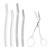 Tool Set Eye-Brow Knife Stainless Steel Eyebrow Scraping Eyebrow Scissors Set Beginner Eyebrow Trimer Tweezers