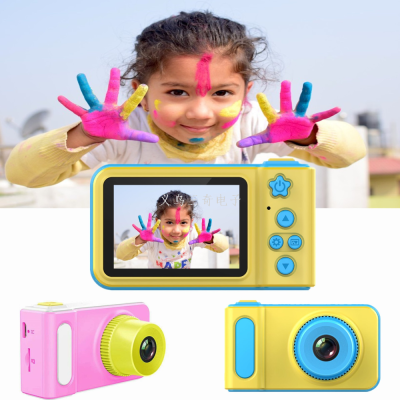 Children's Camera Kid Cartoon Digital Camera Small SLR Sports Camera DV Toy Gift