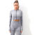 European and American New Fall/Winter Yoga Wear Sports Jacket Running Stretch Tight Long-Sleeve Zipper Yoga Workout Clothes Top