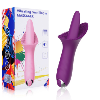 Lily Ziwei Vibrating Spear Usb Charging 10-Frequency Vibration Honey Tongue Vibrator Female Wholesale Delivery